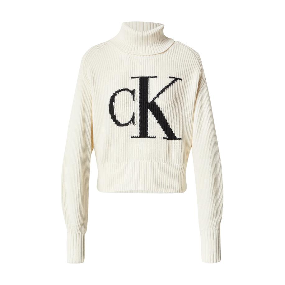 Calvin Klein Calvin Klein Jeans Trui zwart / wit -