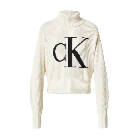 Calvin Klein Calvin Klein Jeans Trui zwart / wit