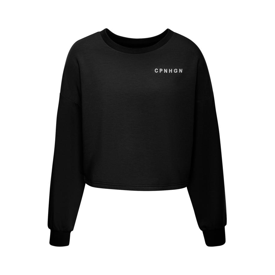 Copenhagen Studios Copenhagen Studios Sweatshirt zwart / wit -