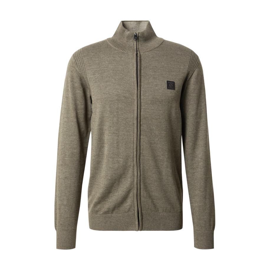 Petrol Industries Petrol Industries Gebreid vest olijfgroen / zwart -