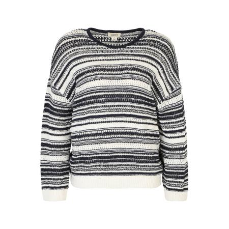 Oasis Oasis Trui marine / wit