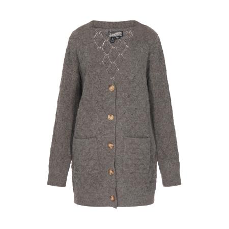 DreiMaster DreiMaster Vintage Gebreid vest donkergrijs