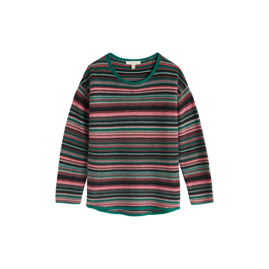 Seasalt Cornwall Seasalt Cornwall Trui Fruity groen / rosa / zwart -