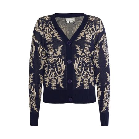 Usha Usha Gebreid vest beige / marine