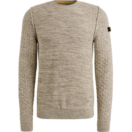PME Legend Trui Mouliné Beige