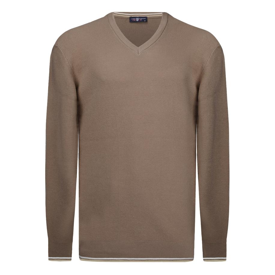 Jimmy Sanders Jimmy Sanders Trui bruin -