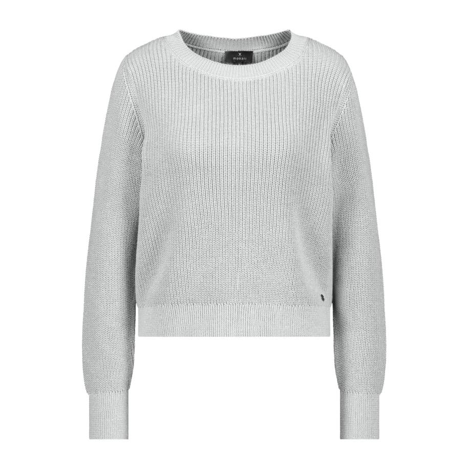 Monari monari Trui lichtgrijs -