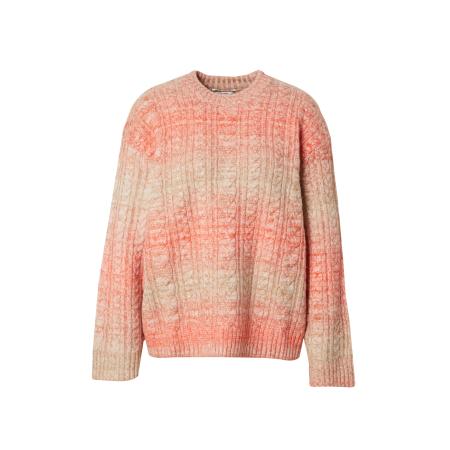 Monki Monki Trui beige gemêleerd / lichtrood