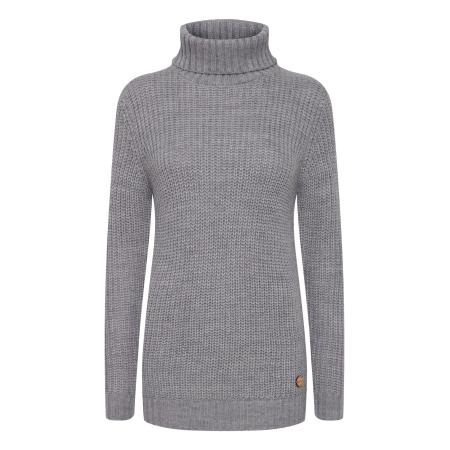 Oxmo Trui Nanna grijs gemêleerd