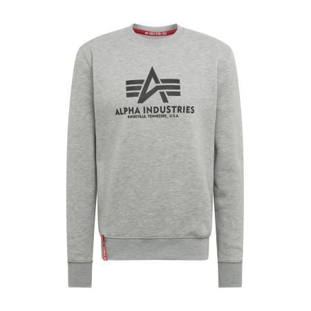 Alpha Industries ALPHA INDUSTRIES Sweatshirt antraciet / lichtgrijs / rood