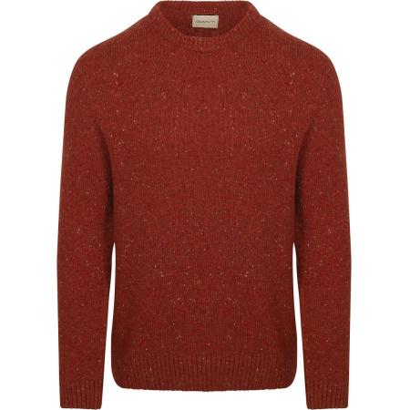 Gant Pullover Wool Blend Rust
