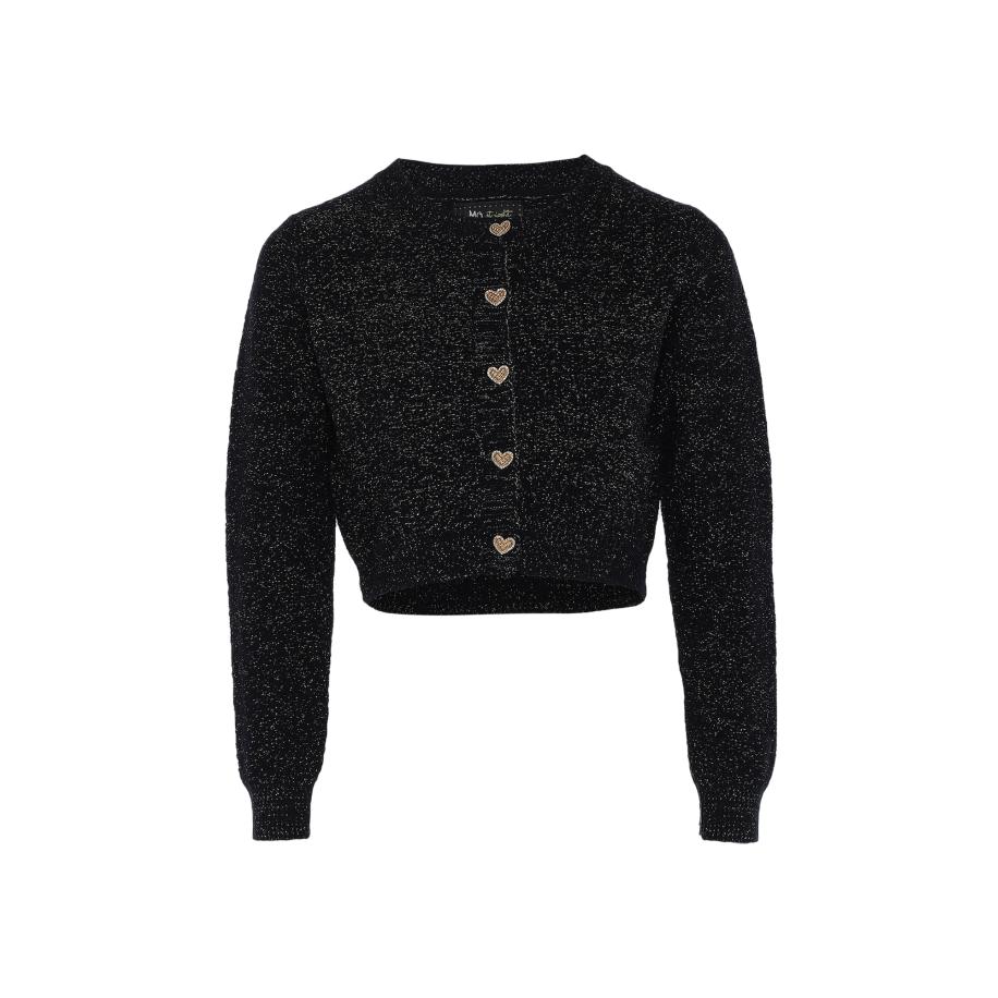 MyMo At Night myMo at night Gebreid vest goud / zwart -