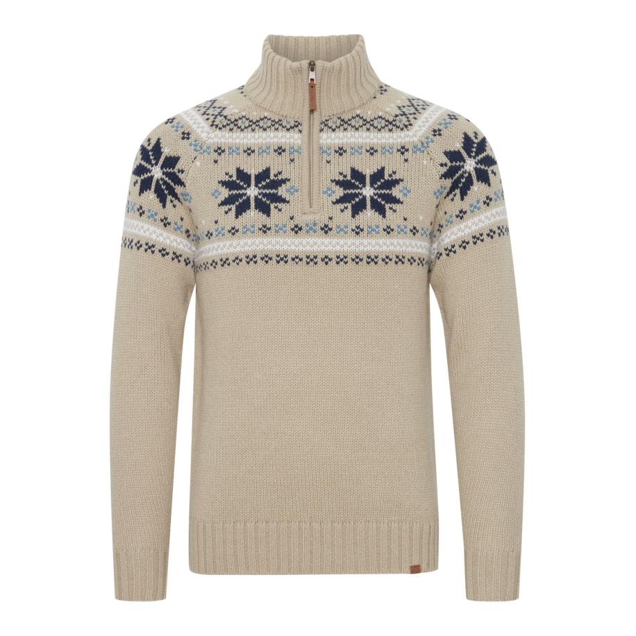 11 Project 11 Project Trui Tim beige / blauw / wit -