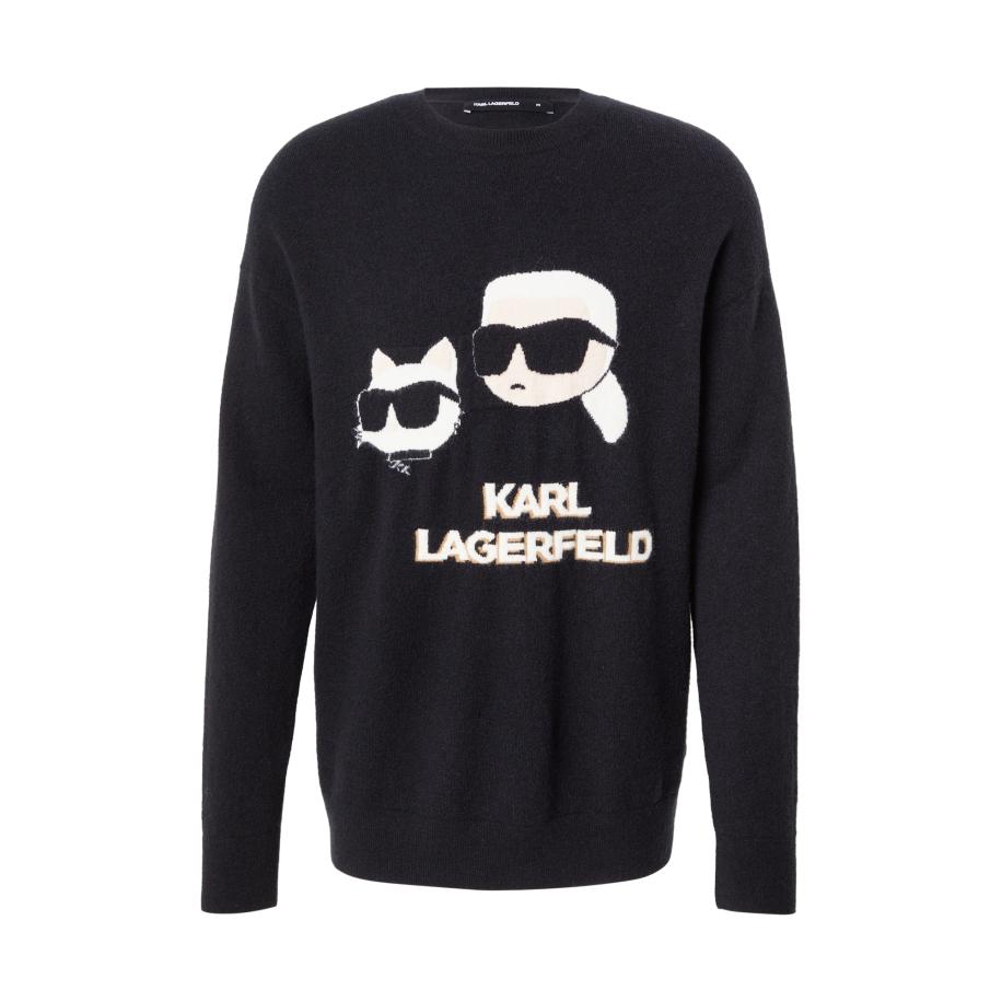 Karl Lagerfeld Karl Lagerfeld Trui zwart / wit -