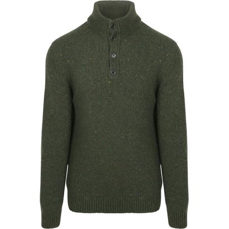 Gant Mocker Pullover Wool Blend Donkergroen