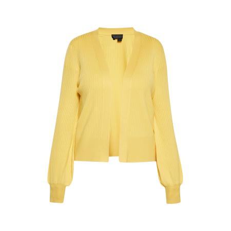 NAEMI NAEMI Gebreid vest lichtgeel