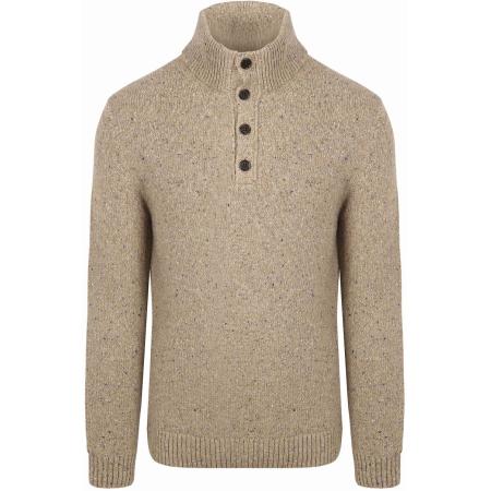 Gant Mocker Pullover Wool Blend Sand