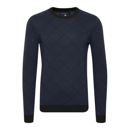 Blend BLEND Trui Nison donkerblauw / zwart