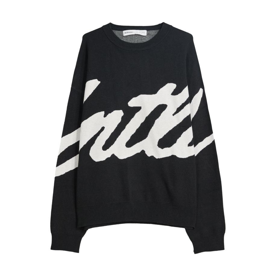 Bershka Bershka Trui zwart / wit -