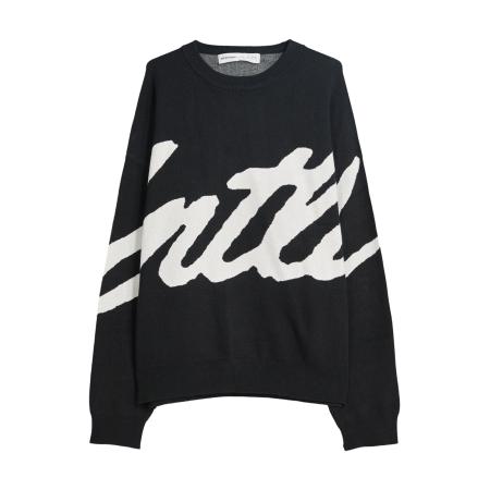 Bershka Bershka Trui zwart / wit