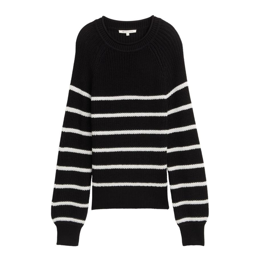 Tom Tailor TOM TAILOR DENIM Trui zwart / wit -