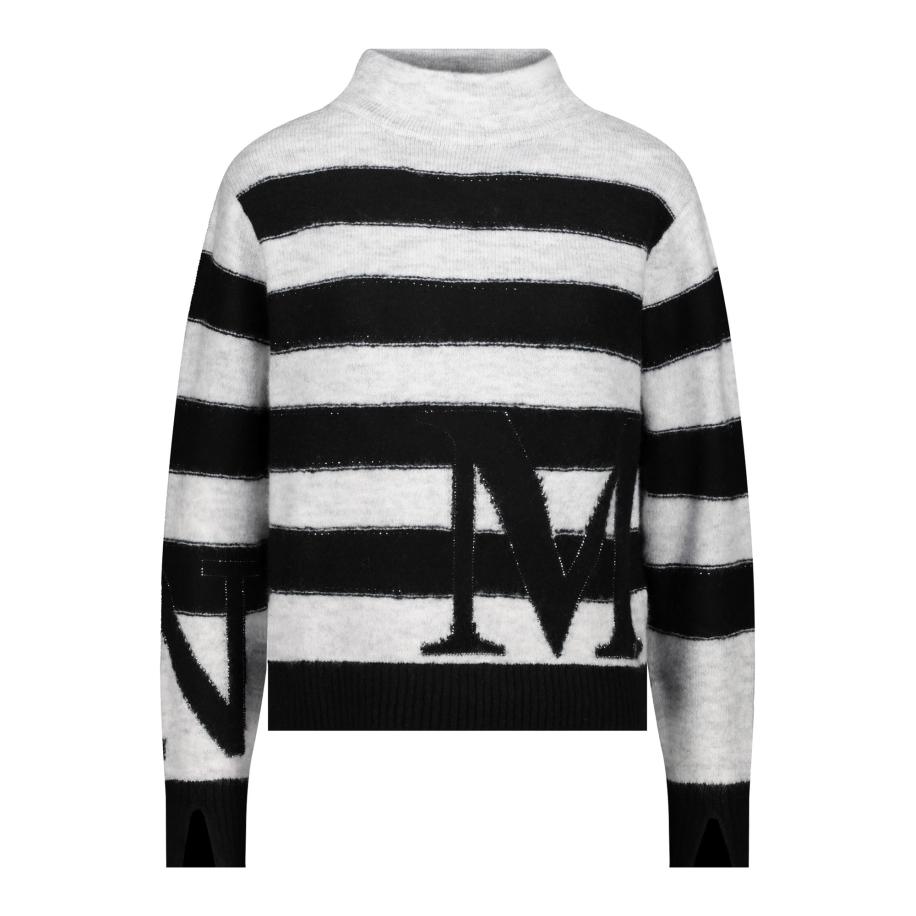 Monari monari Trui zwart / wit -