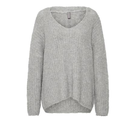 Culture CULTURE Trui Brava grijs gemêleerd