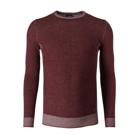 Marvelis Casual Trui bordeaux, Gestructureerd