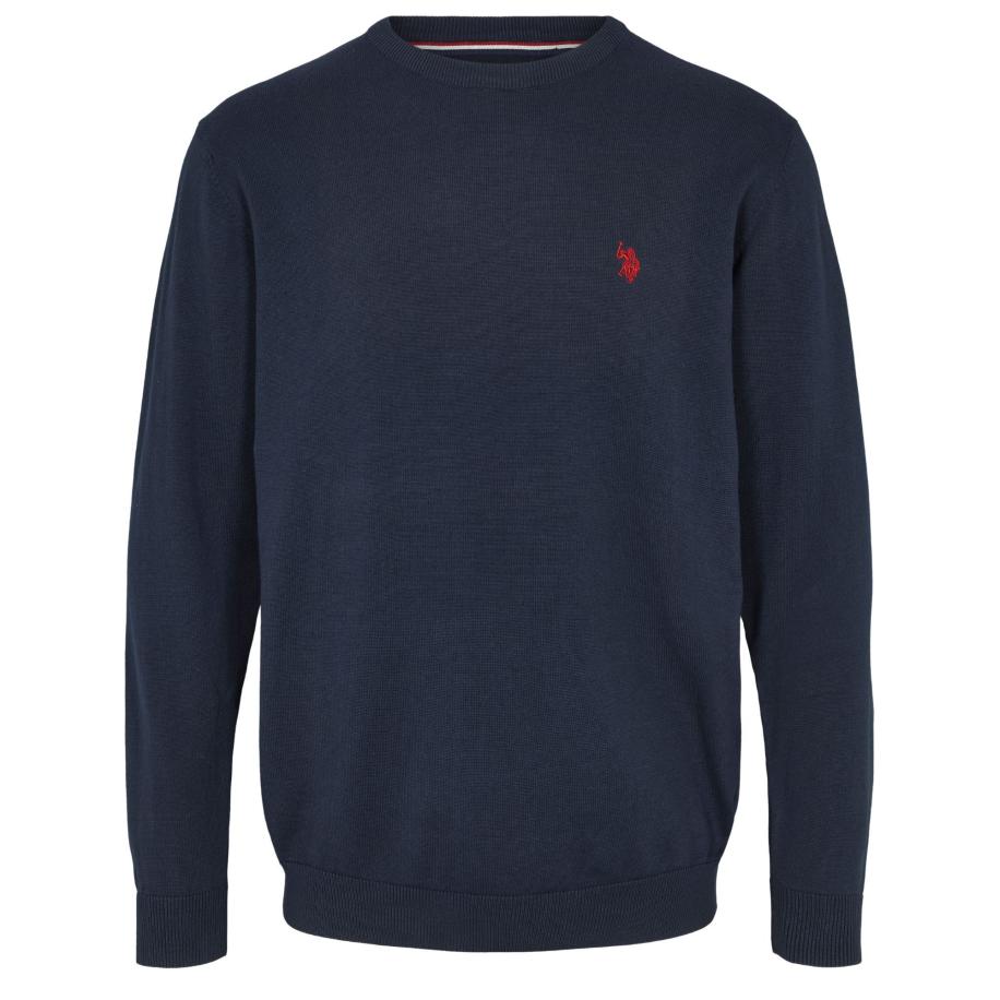 U.S. Polo Assn. U.S. POLO ASSN. Trui Adair donkerblauw / kersrood -