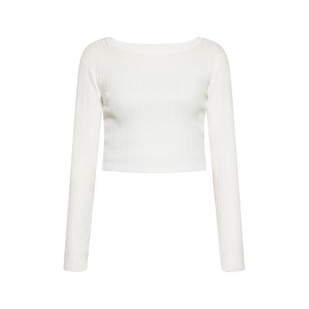 NAEMI NAEMI Gebreid vest wolwit