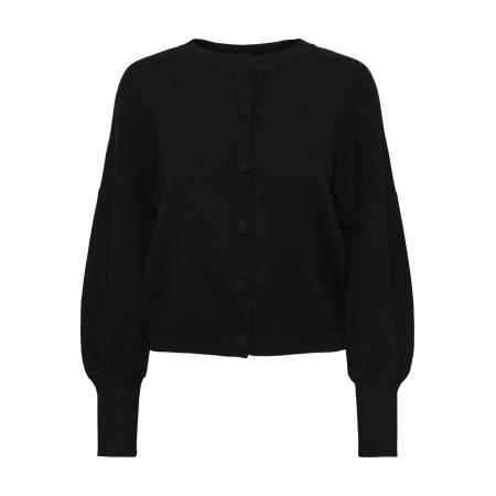 YAS YAS Gebreid vest YASFonny zwart