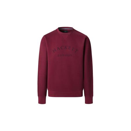 Hackett London Sweatshirt Heritage Ess bordeaux / zwart