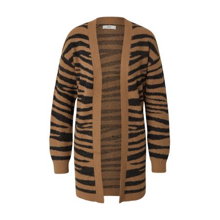 JDY JDY Gebreid vest JDYLorraine karamel / zwart