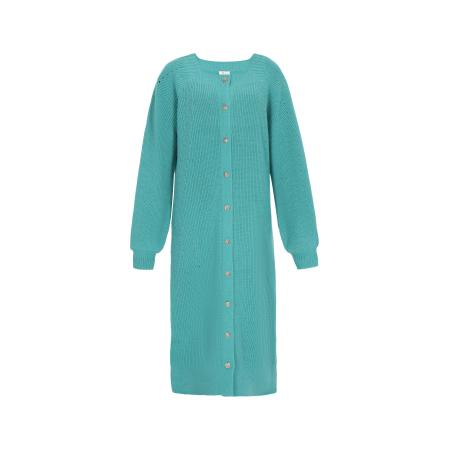 IZIA IZIA Gebreid vest cyaan blauw