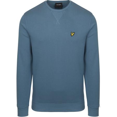 Lyle & Scott Sweat Crewneck Ocean Blauw