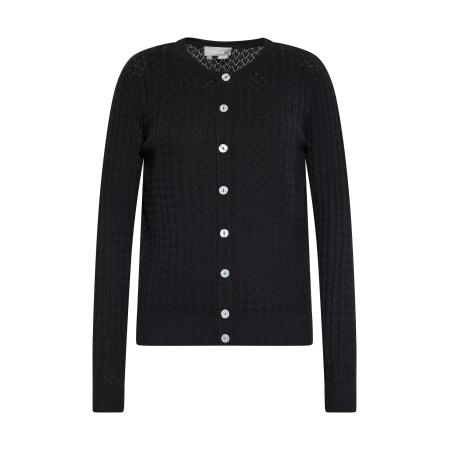 Usha Usha Gebreid vest zwart