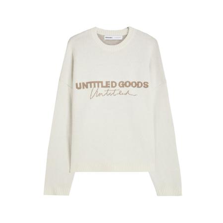 Bershka Bershka Trui bruin / offwhite