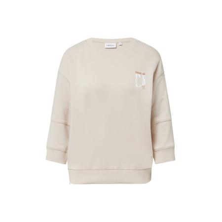 comma casual identity comma casual identity Sweatshirt beige / lichtbruin / wit