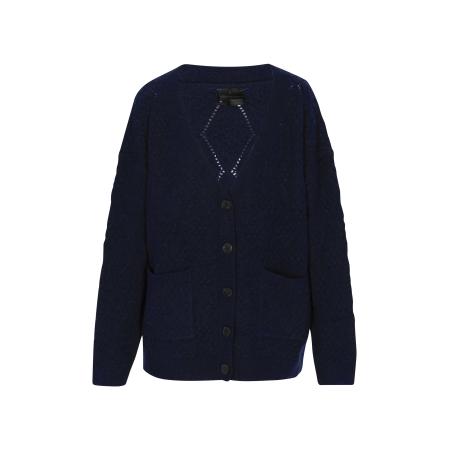 DreiMaster DreiMaster Klassik Gebreid vest marine