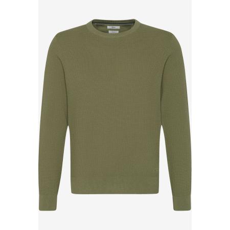 Brax Gebreide trui ronde hals, Effen