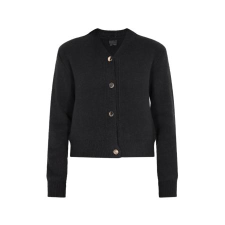 DreiMaster DreiMaster Klassik Gebreid vest zwart