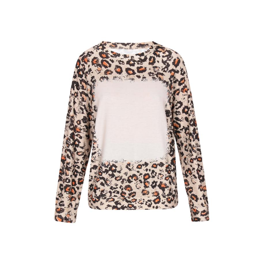 Faina faina Sweatshirt bruin / cappuccino / oranje / pastelroze -