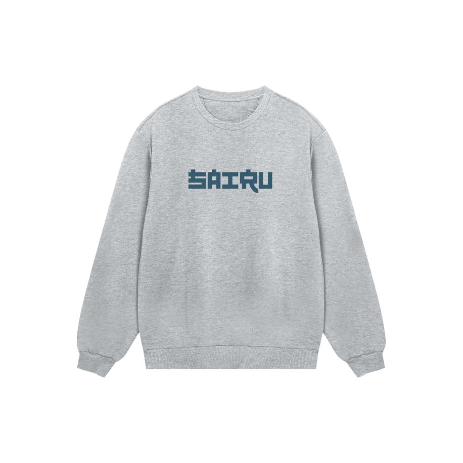 F4NT4STIC Sweatshirt Koi Fish Japan Streetstyle aqua / grijs gemêleerd / petrol Grijs