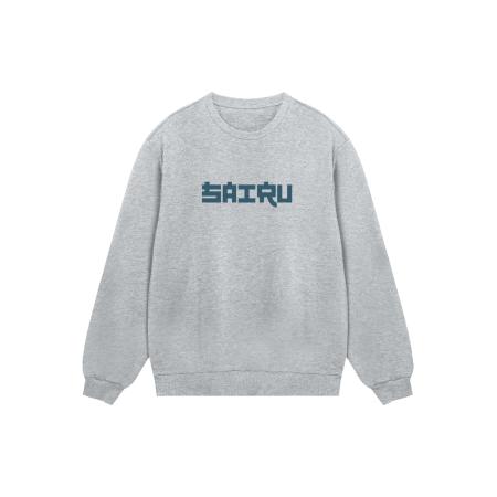 F4NT4STIC Sweatshirt Koi Fish Japan Streetstyle aqua / grijs gemêleerd / petrol