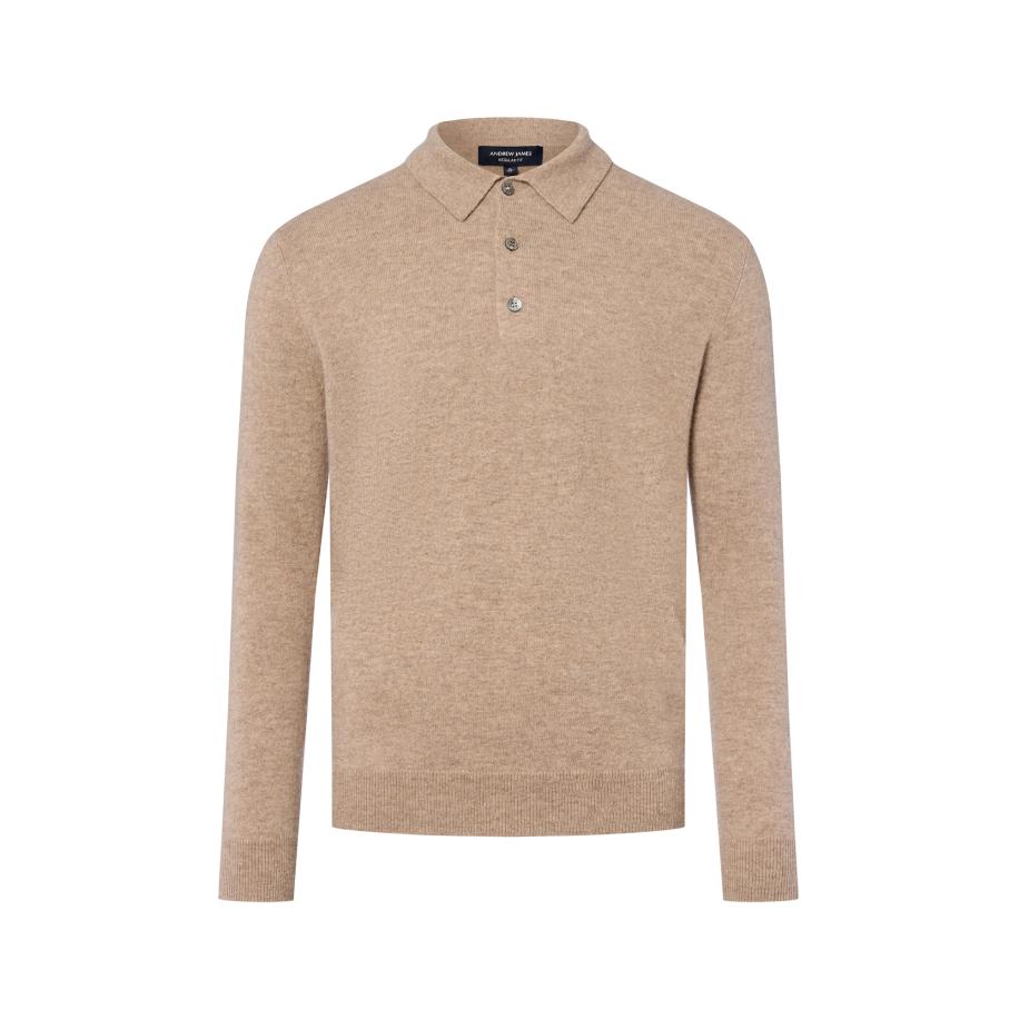 Andrew James Trui beige gemêleerd Bruin