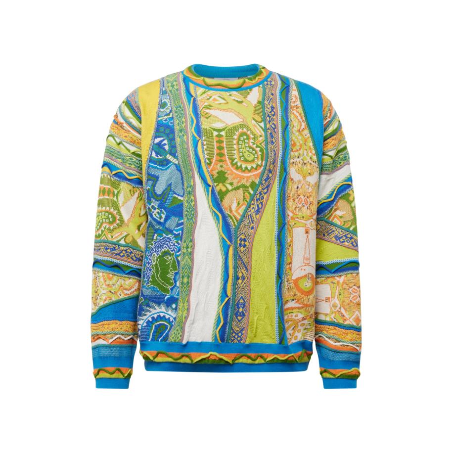 carlo colucci Carlo Colucci Trui Deluggi neonblauw / geel / appel / wit -