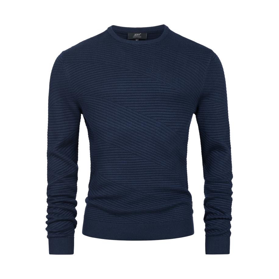 JEFF Trui JFAbram donkerblauw Blauw