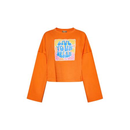 ebeeza ebeeza Sweatshirt gemengde kleuren / oranje