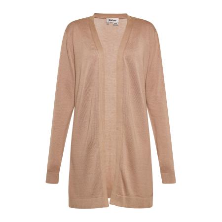 Sidona Sidona Gebreid vest lichtbruin