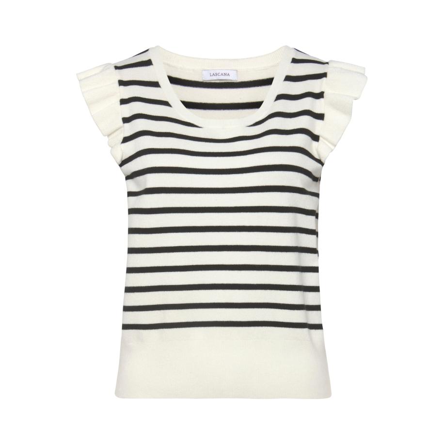 Lascana LASCANA Trui crème / zwart -